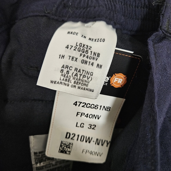 NWT Workrite Fire Service FP40NV Men's FR Tactical Ripstop Pants - Picture 7 of 9